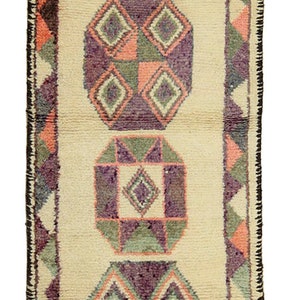 Tapis de passage décoratif pour sol de salle de bain, passage de tapis naturel turc de 3 x 12 pieds, passage de tapis coloré, tapis de sol de cuisine, tapis de passage long