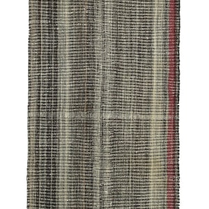 4x12 ft handwoven organic goat hair wide runner rug, rustic farmhouse goat hair runner rug, bohemian style goat hair runner rug
