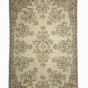 BEST CHRISTMAS DEAL!!!!!! Turkish Rug, Vintage Oushak Rug,Chic Turkish Rug, Anatolian Rug, Boho Rug, 6,10&#39;&#39;x10,7&#39;&#39; Feet 210x325 cm,Cool Rug