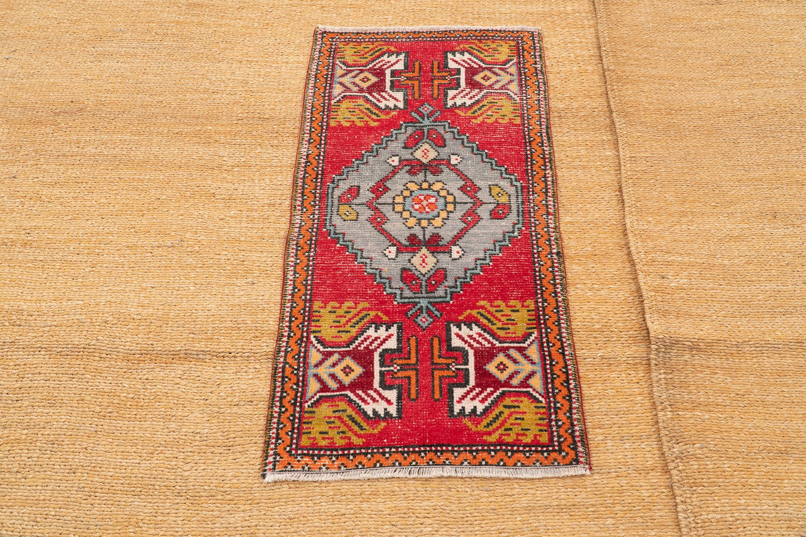 Eingang Teppich 21'x44' Zoll Oushak Fußmatte Teppich | Etsy