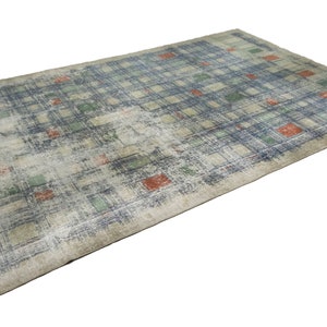 Luxury Decor Turkish Rug, Vintage Oushak Rug,Chic Turkish Rug,Handmade Bohemian Carpet Rug, Nomadic Rug, 6,7&#39;&#39;x10,4&#39;&#39; Feet 202x316 cm