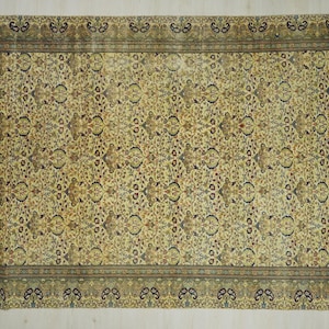 8x12 ft oversized kayseri rug, handmade carpet rug, bright color anatolian rug, huge floor area rug, vintage kayseri living room area rug
