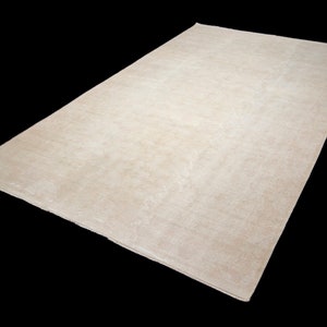 Oushak Rug, 6,3&#39;&#39;X10&#39;&#39; Feet 193X303 Cm, Soft Color Rug, Pastel Rug, Double Knot Rug, Turkish Rug, Vintage Rug, Chic Rug,Faded Decorative Rug