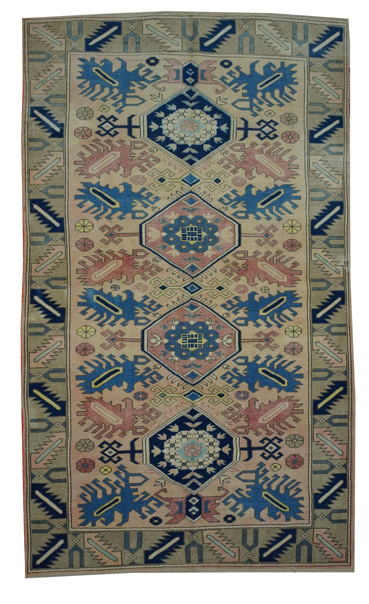 オールドカーペット トルコ絨毯⁄ヤストゥク97×51cm