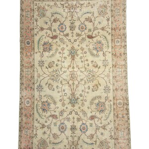 Oushak Rug, Turkish Rug, Turkish Carpet, Vintage Carpet, Boho Rug, Decorative Rug, Natural Rug, Carpet Rug, 6,2&#39;&#39;x 10,8&#39;&#39; Feet 189x330 cm