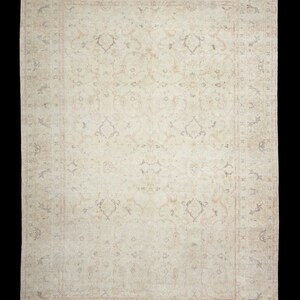 Oushak Rug, 6,5&#39;&#39;X9,7&#39;&#39; Feet 200X296 Cm, Soft Color Rug, Pastel Rug, Double Knot Rug, Turkish Rug, Vintage Rug, Chic Rug, Faded Turkish Rug