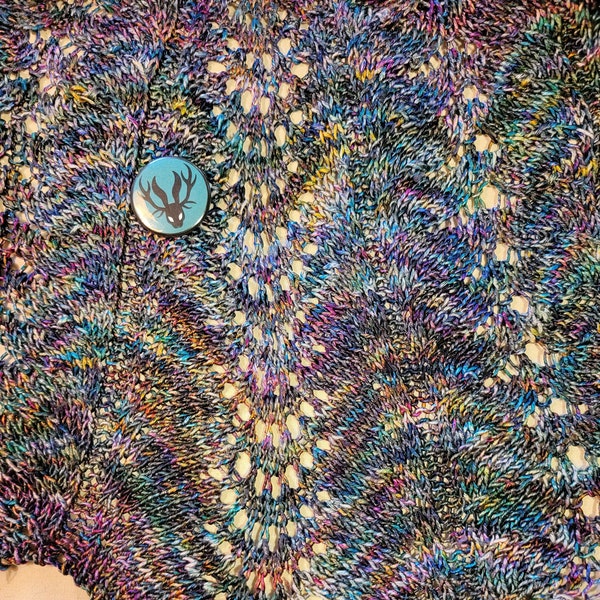 Knitting Pattern - Black Opal Capelet