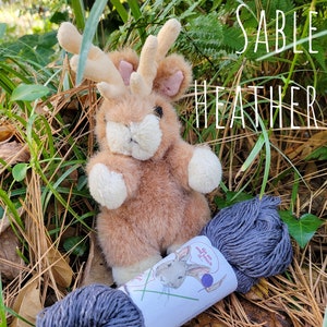 Oibadrischel - Sable Heather - Wool/Mulberry Silk Blend - 274m/100g - DK/Light Worsted Weight