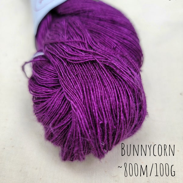 Bunnycorn - It Plum Evades Me - 100% Mulberry Silk - 800m/100g - Lace Weight