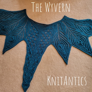 Modèle de tricot - La wyverne