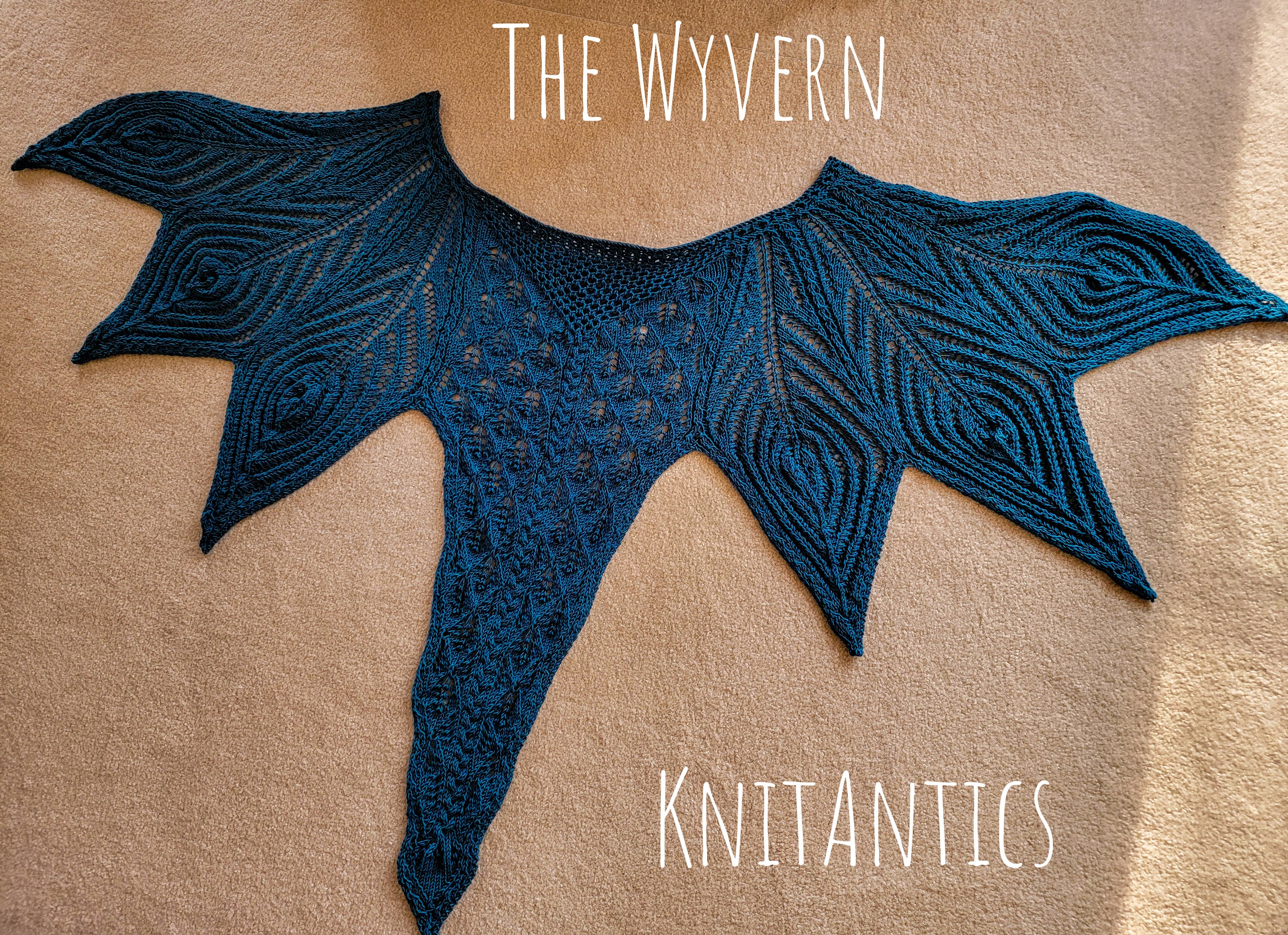Knitting Pattern - the Wyvern - Etsy