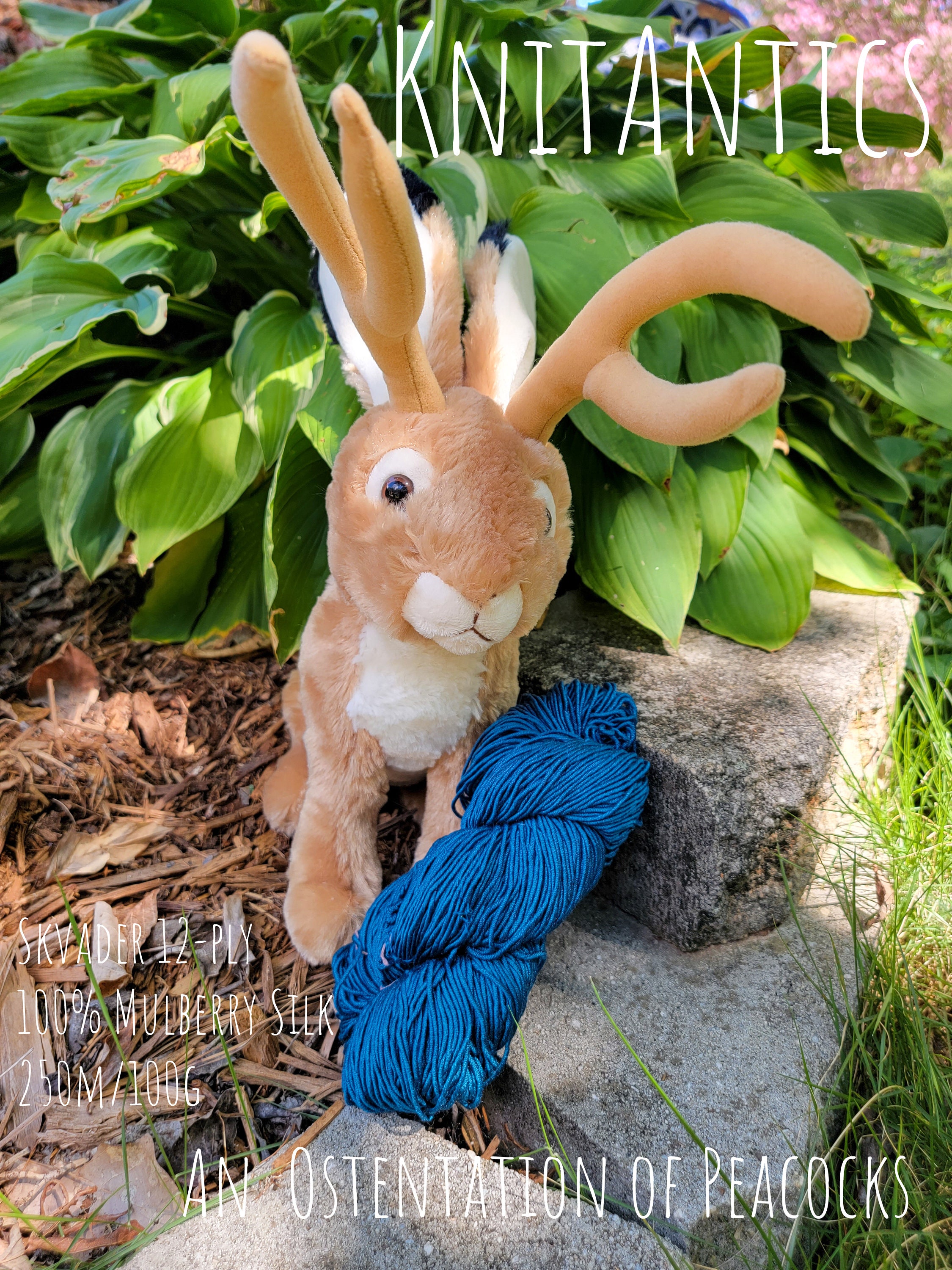 Skvader Rabbit Skvader 12 - an Ostentation of Peacocks - 100% Mulberry Silk - 250m ...