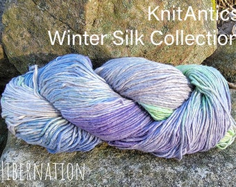 Winter Silk Collection - 100% Mulberry Silk - 182m/100g - Worsted Weight