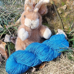 Quercus - Arctic Breeze - 100% Tussah Silk - 600m/100g - Lace Weight.