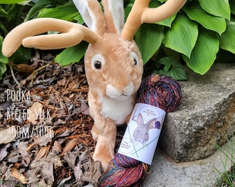 Pooka - Dark Side of the Loom - 100% Mulberry Reeled Silk - 300m/100g - Sport/Light DK Weight