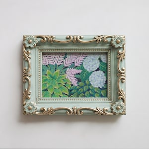 Shade Garden Print | Hosta Garden Art Print | Hydrangea Art Print | Giclée Print (out of stock)