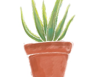 DIYthinker Aloe Abstract Plants Art Pattern Sliver Bracelet Pendant Jewelry : Aloe Abstract Plants Art Pattern Sweatshirt Pullover