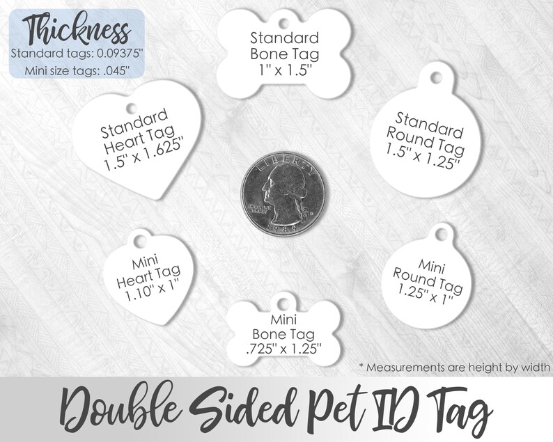 Fancy Pet ID Tag Faux Gold Pet Personalized Pet ID tag Cat Etsy