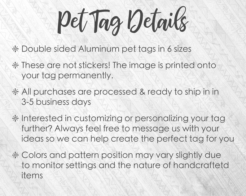 Custom Text Pet Tag Custom Dog Tag Cute Pet Tag Faux Marble Pet ID Tag Cat ID tag Dog Name Tag Girly Pet Tag Personalized Pet ID tag