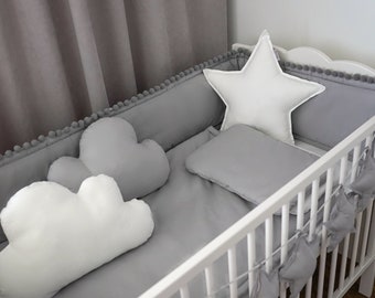 mini crib padded bumper