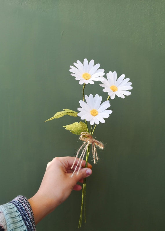 Crepe Paper Daisies