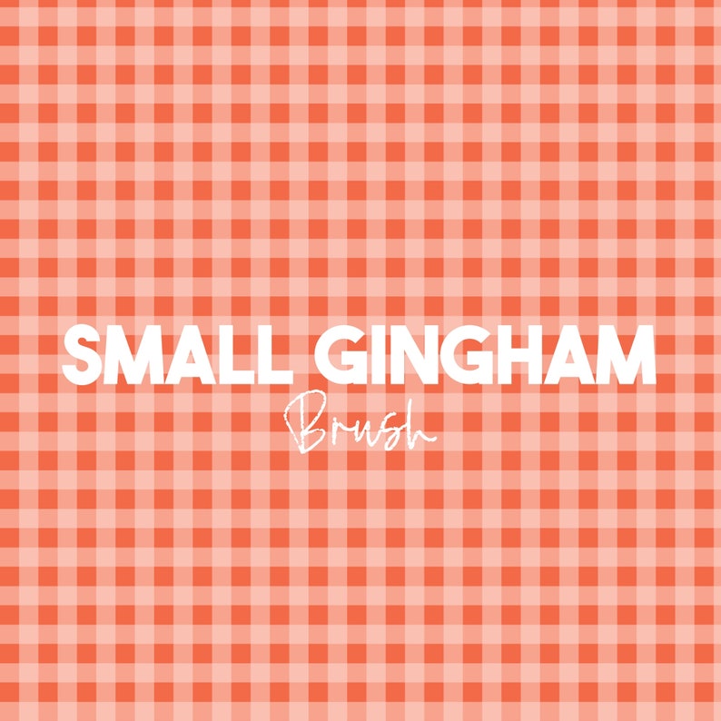 Może przedstawiać: Cyfrowy pędzel do tworzenia małego wzoru w kratkę. Pędzel jest pokazany na czerwono-białym tle w kratkę.