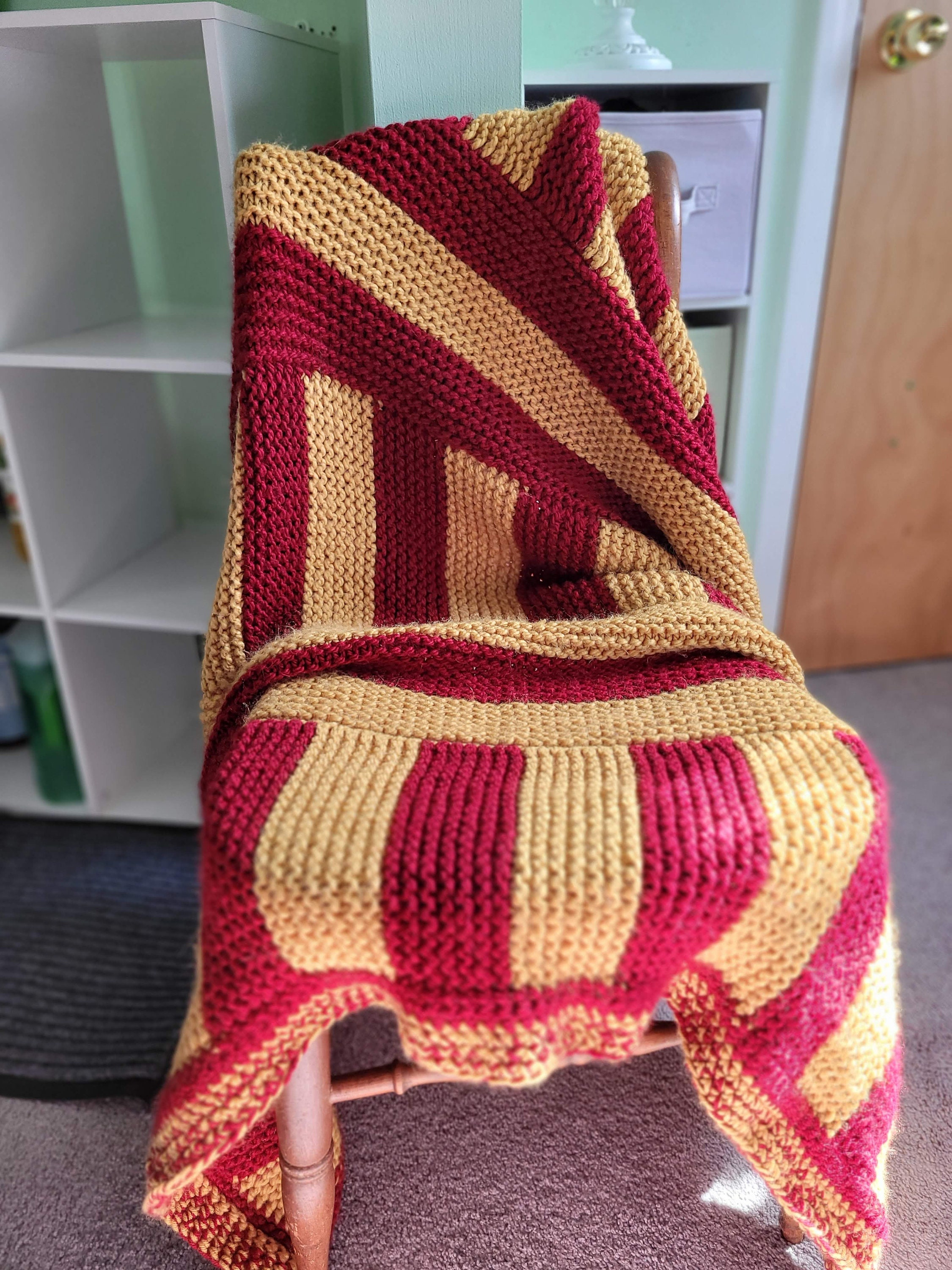 Striped Blanket Etsy