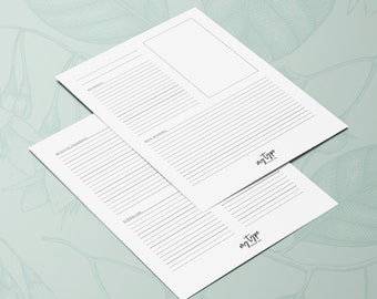 de journal sur les significations du tarot | Créez votre propre livre de référence sur le tarot | PDF imprimable