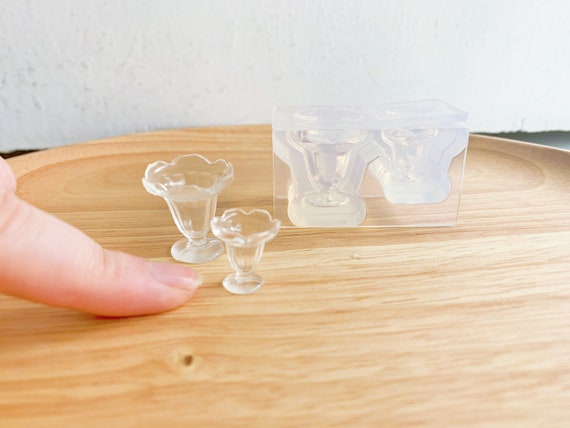 3D Miniature Milk Glass Bottle Silicone Mold, Dollhouse Miniature Silicone  Mold, Miniature 3D Molds, Dollhouse Dessert Glass DIY, Fake Food Craft