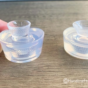 Miniaturform Puppenhaus 3D Kristallschale diy weiche Silikonform zum Basteln