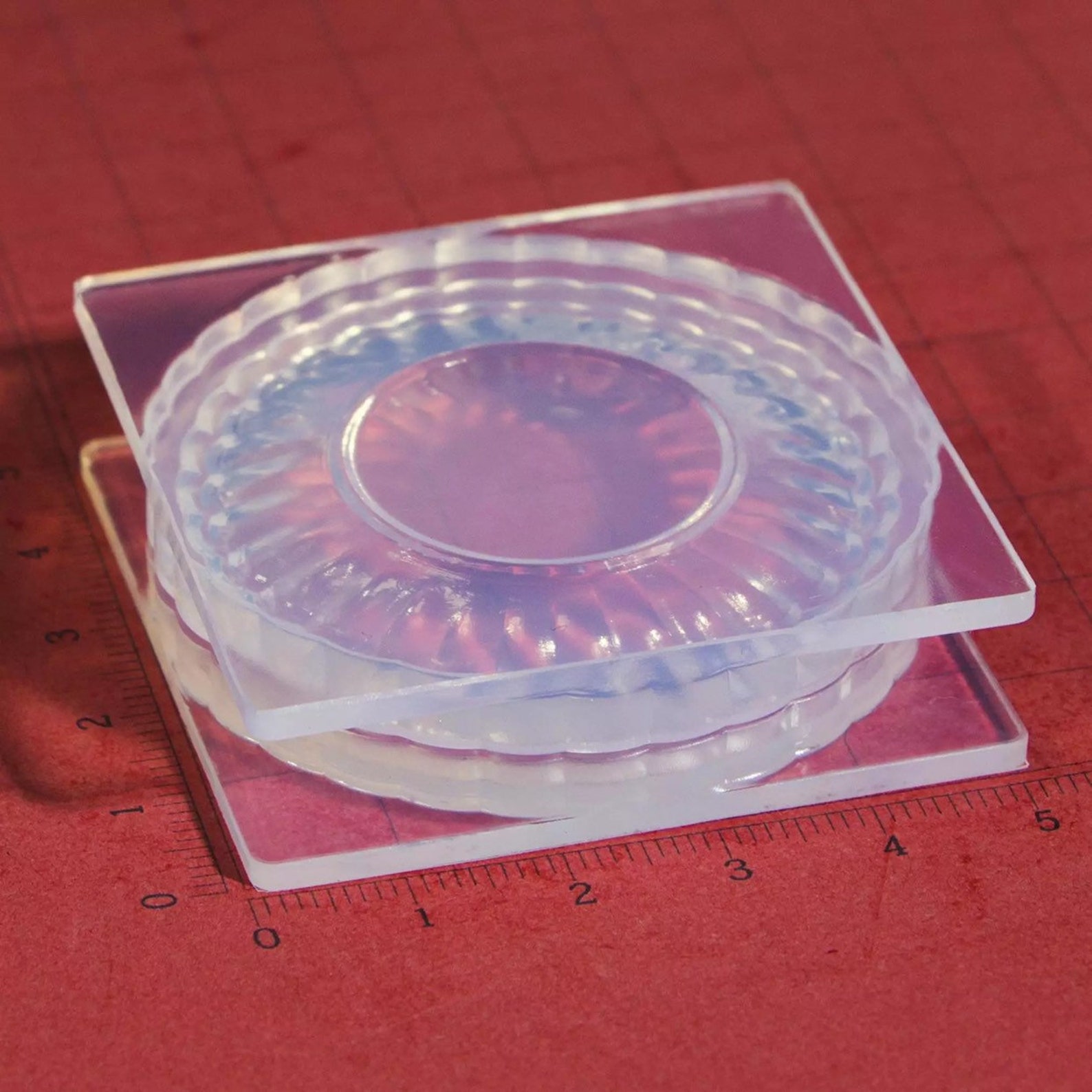 Miniature mold dollhouse 3D plate soft mold. Polymer clay Etsy