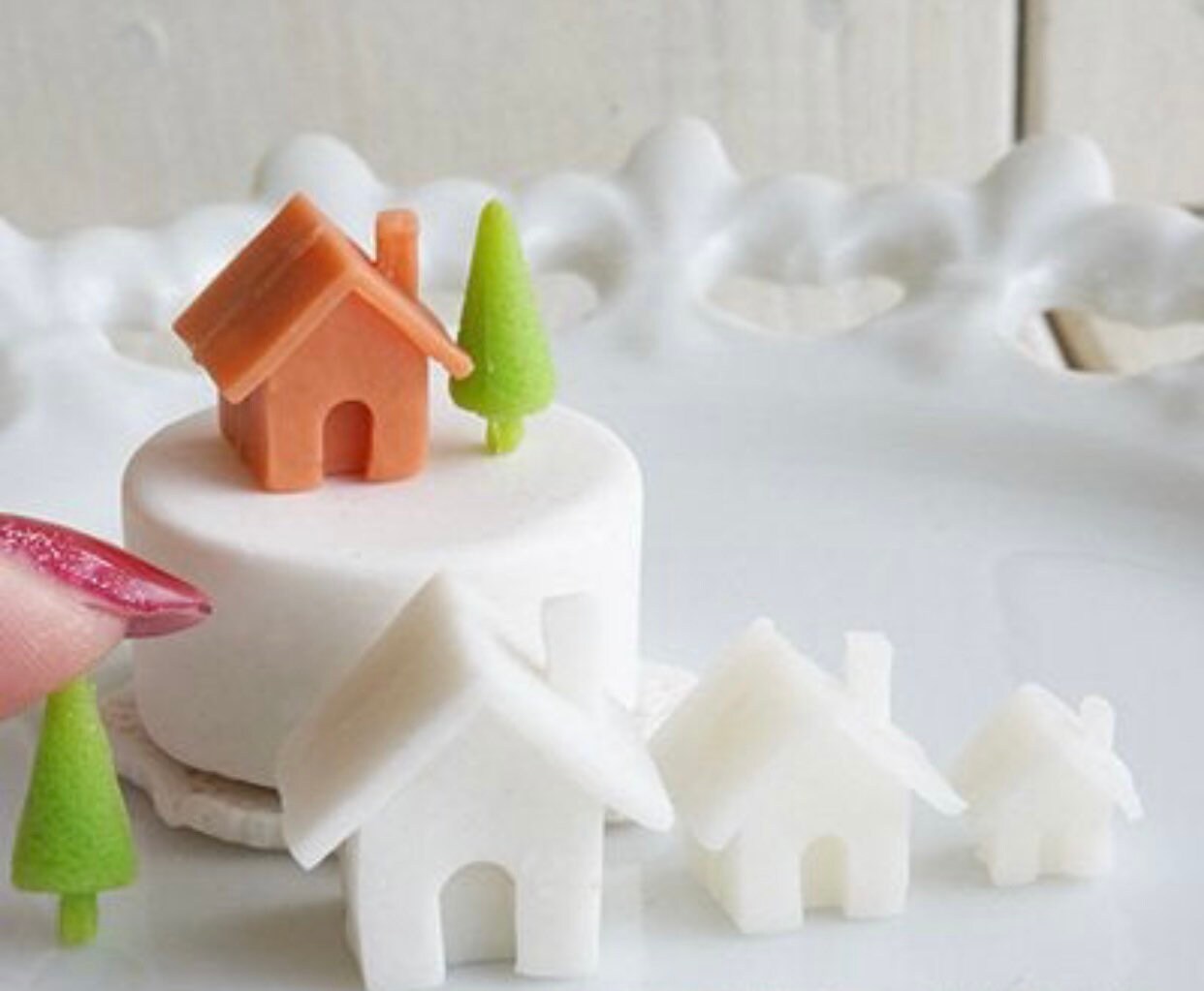 Miniature Mold Dollhouse 3D Mini House Diy Silicone Soft Mold Etsy