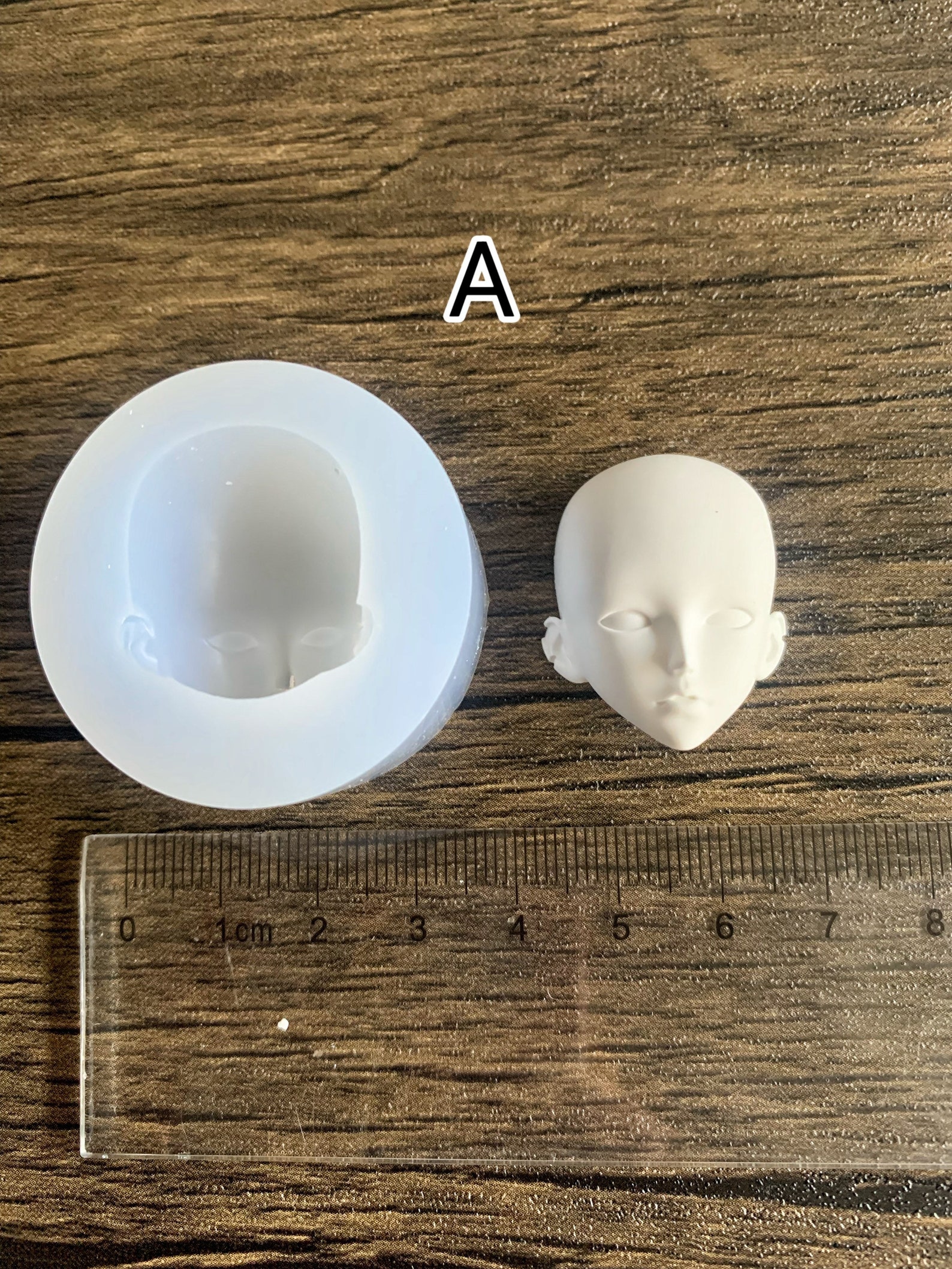 Doll Making Mold Bjd Doll Head Figure Crafting Silicone Soft Etsy