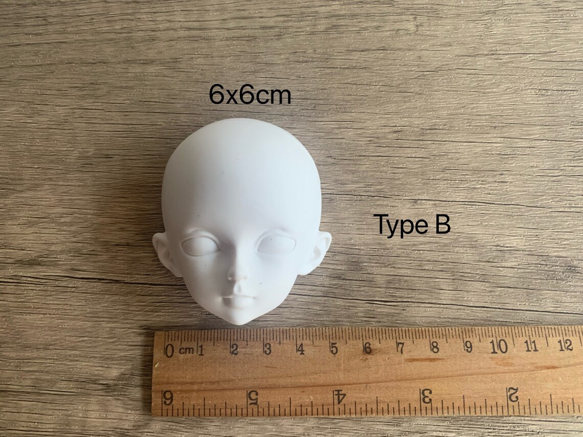 Miniature Doll Head 1/4/1/121/8 Scales Chibi Doll Face Diy - Etsy