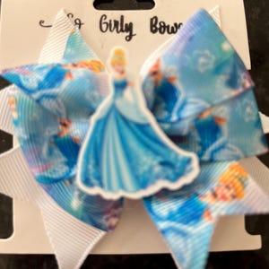 Girls Cinderella Disney Princess Hair Bow