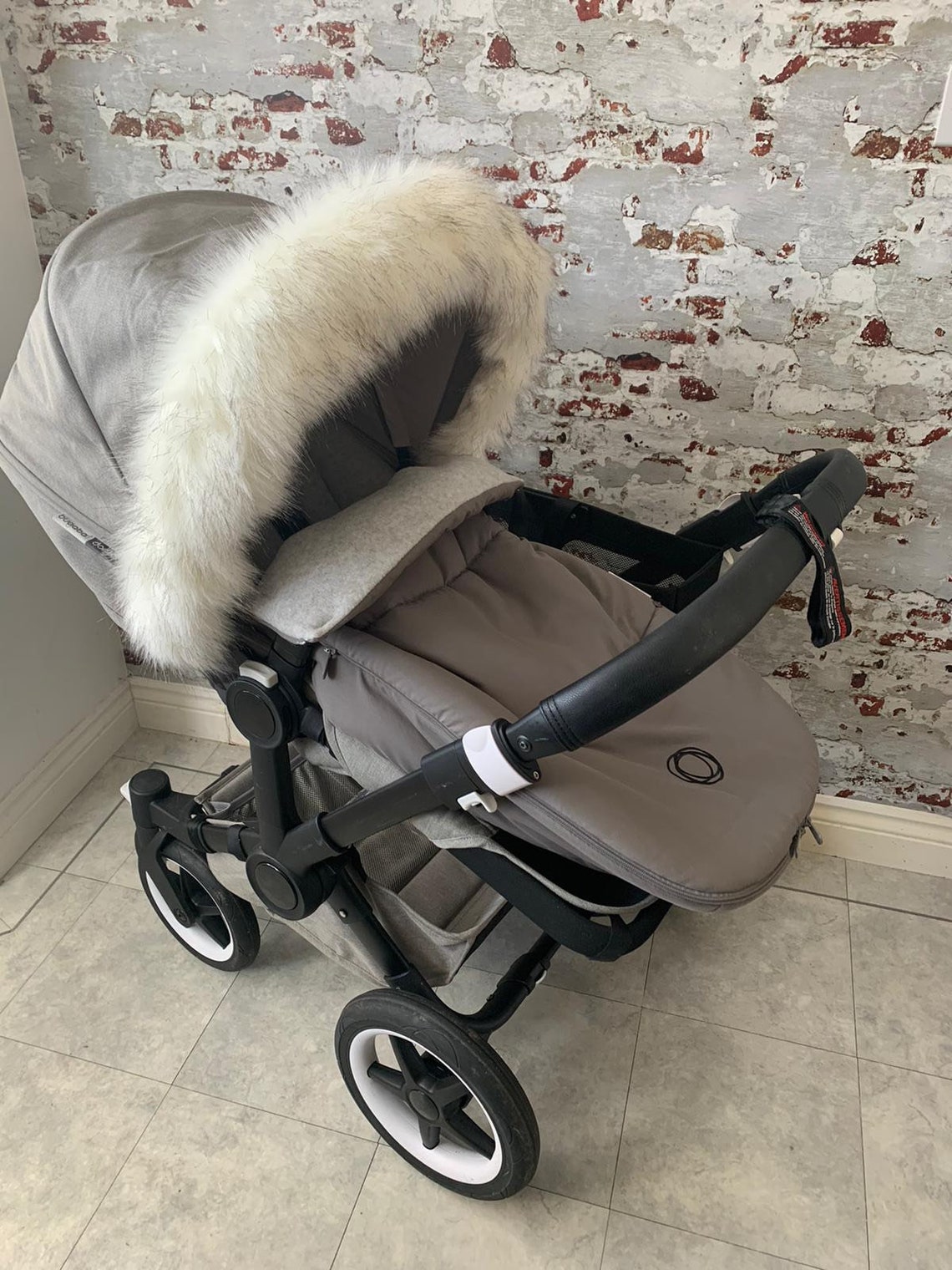 Arctic Fox Faux Fur Pram Hood Trim Etsy