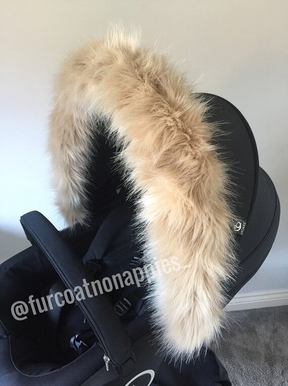 fluffy hood for pram