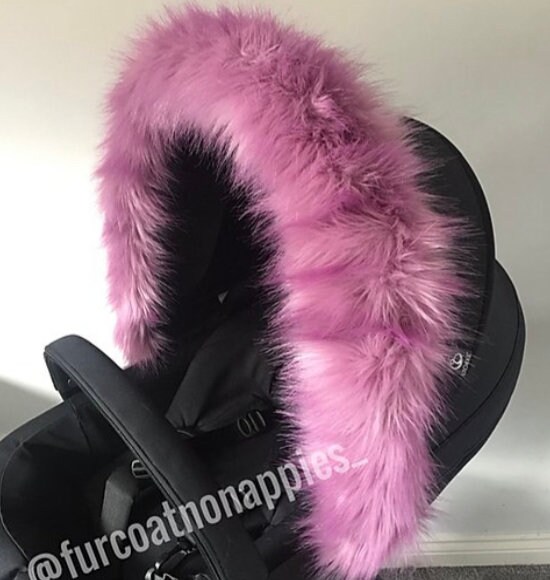 pink pram fur