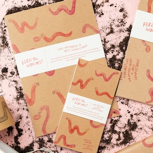 Feed The Worms Compostable Stationery Collection