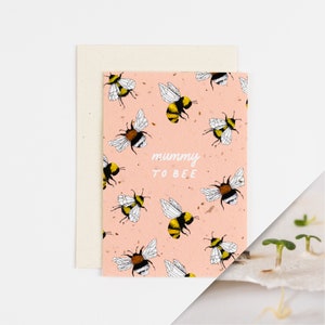 Maman à planter carte de vœux | Cadeau baby shower | future maman à planter | Carte Nouveau Parent