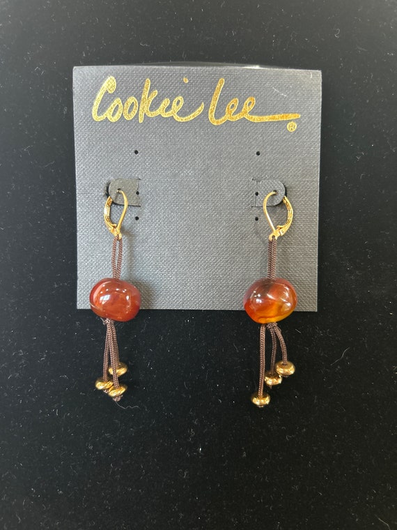 Cookie Lee Carnelian Earrings