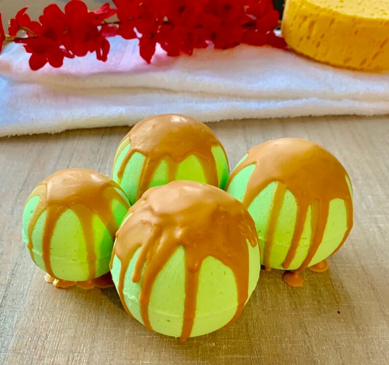 Candy Apple Bath Bomb Fall Bath Bomb Cocoa Butter Bath Bomb Etsy