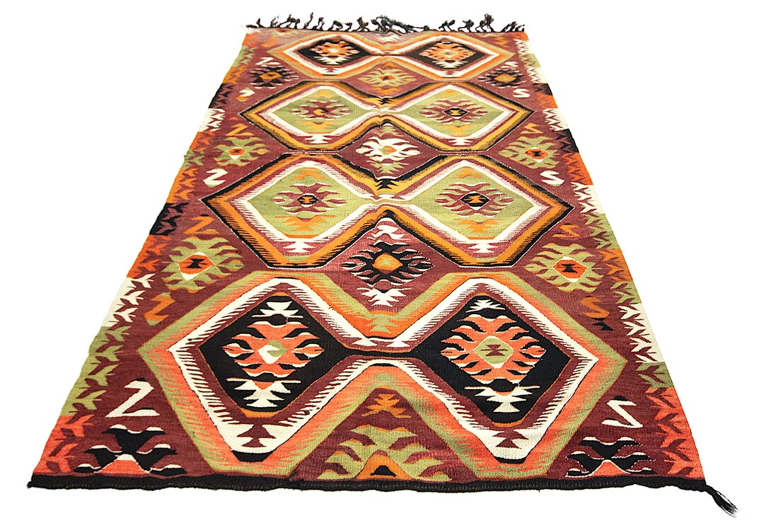 Mut Kilim Rug, 5.5x9.6 Ft, Kilim, Kilim Rug, Turkish Kilim Rug