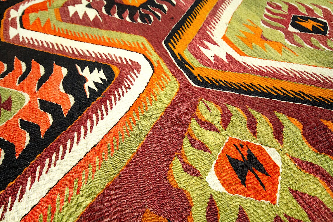 Mut Kilim Rug, 5.5x9.6 Ft, Kilim, Kilim Rug, Turkish Kilim Rug, Anatolian Kilim Rug, Vintage