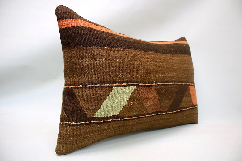 Throw Pillow Kilim Cushion Kilim Pillow 16x24 in Accent Pillow Vintage Pillow Boho Sofa Pillow Turkish Pillow Decorative Pillow