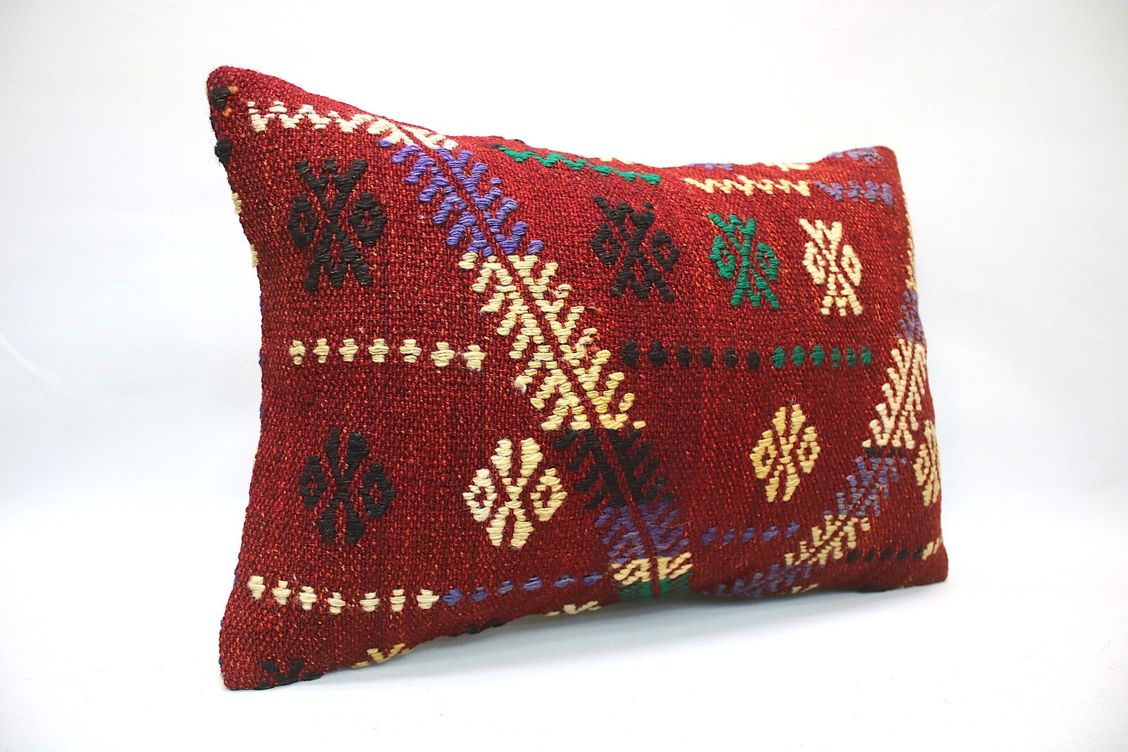 Kilim Pillow 16x24 In Decorative Pillow Boho Sofa Pillow Etsy
