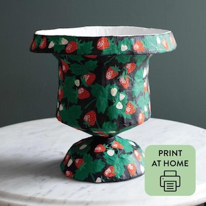 Vaso Mennecy: modelo de papelão e papel machê PDF