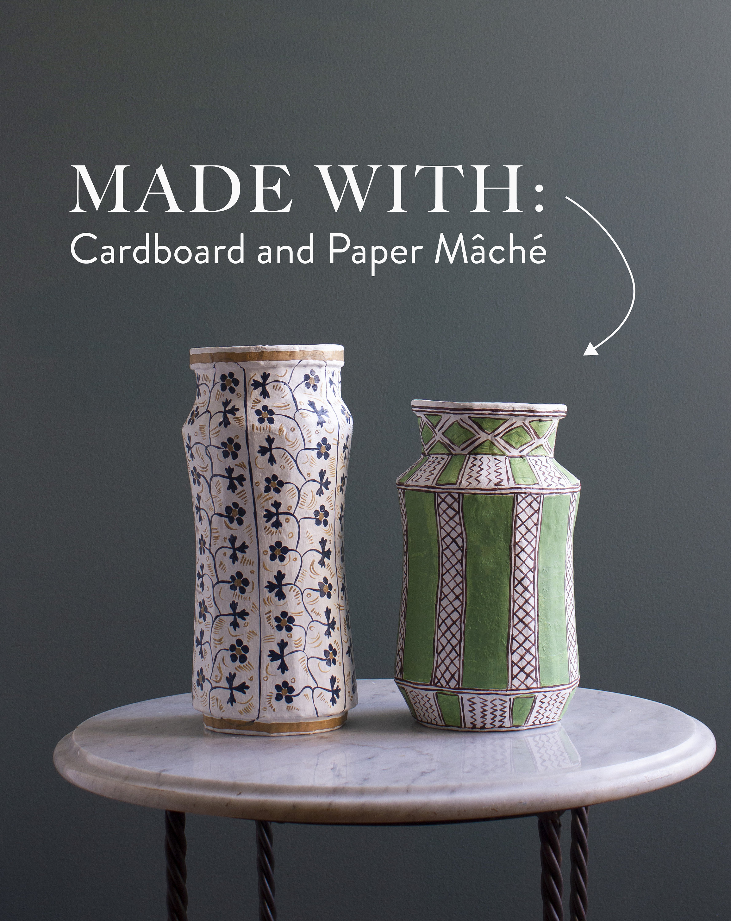 Cardboard & Paper Mâché Template PDF Apothecary Jars Etsy