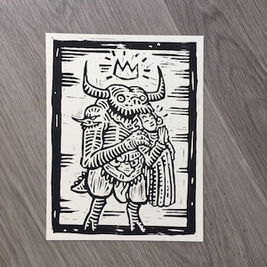 Demon King devouring saint.