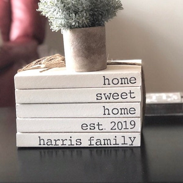 i com books name Books with names on spine,Stamped books, book stack, Book decor, books with names, book sets, stamped book stack,personalized books,book set